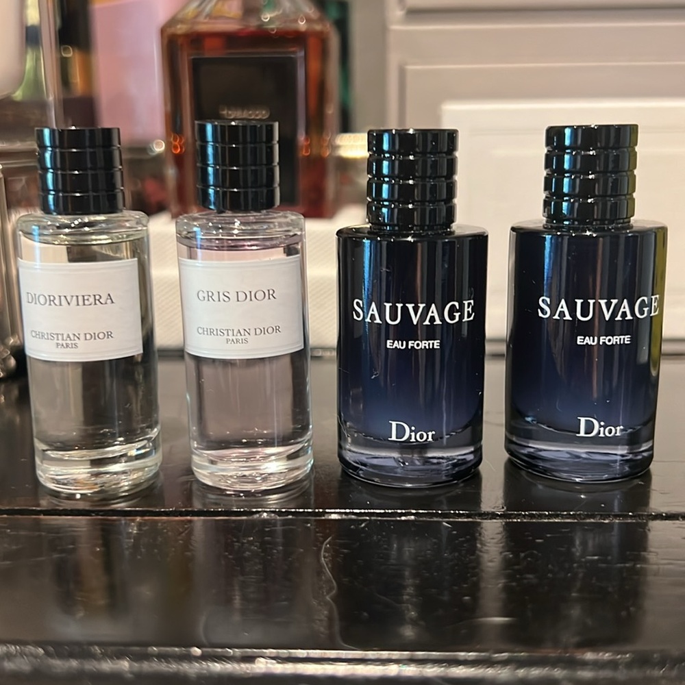 Dior Sauvage, Gris Dior, DiorRiviera, mini sizes price per bottle